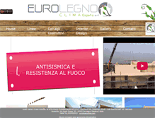 Tablet Screenshot of eurolegnoclima.com